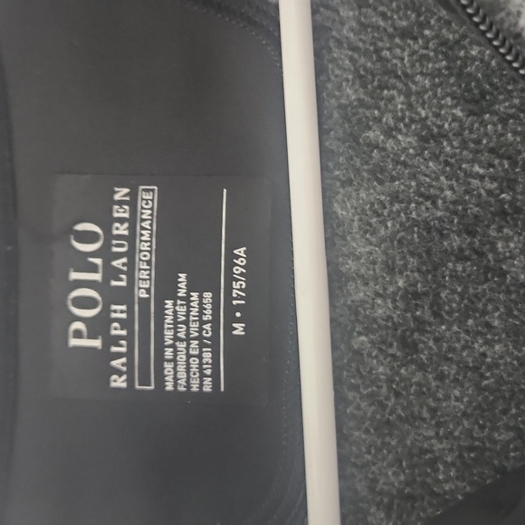 Polo Ralph Lauren Performance Gray Zip Up Knit Sweater - Picture 2 of 6